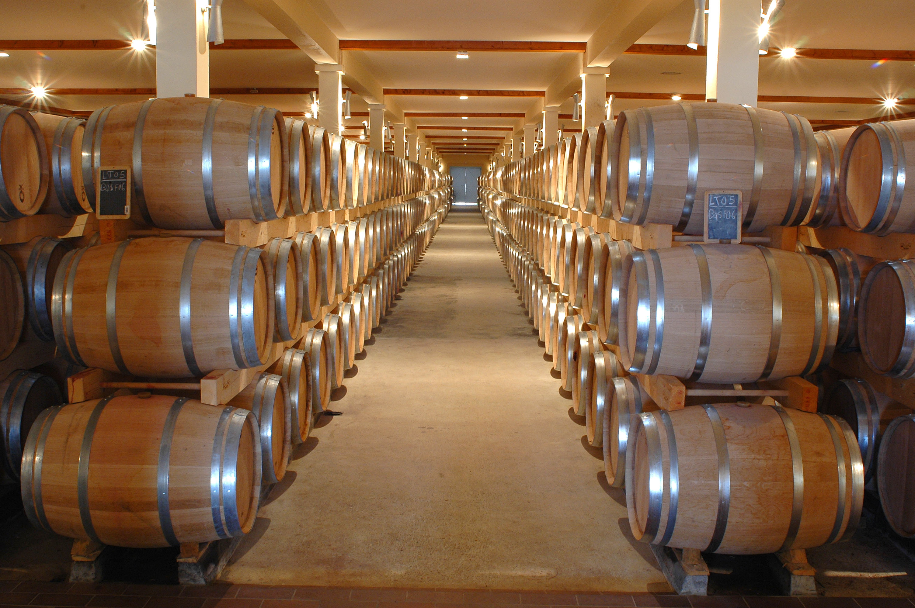 barrels of lager